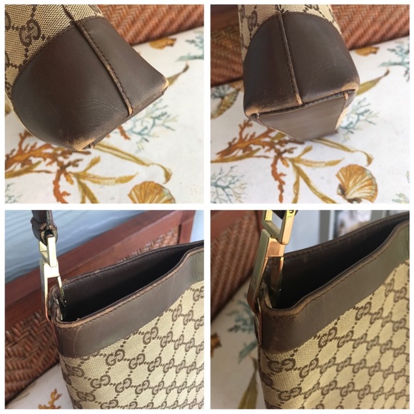 Gucci Brown canvas handbag - Picture 4 of 8